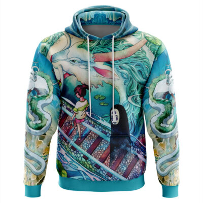 mythical spirited away studio ghibli hoodiehhkwy 1 - My Happy Marriage Store